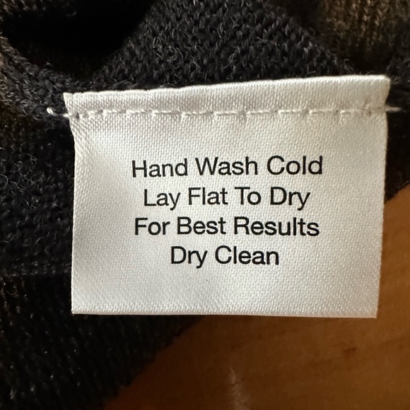 Joseph Abboud 100% Merino Wool Sweater Vest XL Charcoal Grey NWT V Neck Winter - Picture 5 of 11